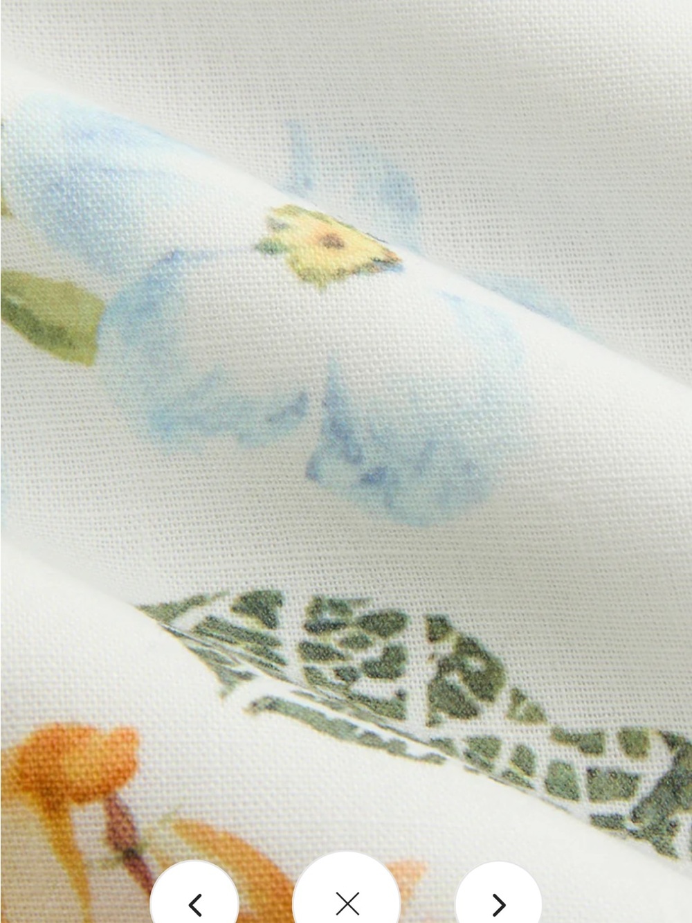 Commense White Floral Print Sleeveless Belted Mini Dress - Picture 4 of 5